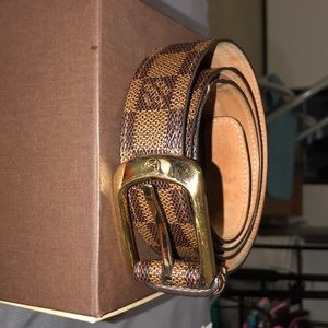 Louis Vuitton ellipse damier gurtel belt 90/36